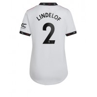 Fotbalové Dres Manchester United Victor Lindelof #2 Dámské Venkovní 2022-23 Krátký Rukáv